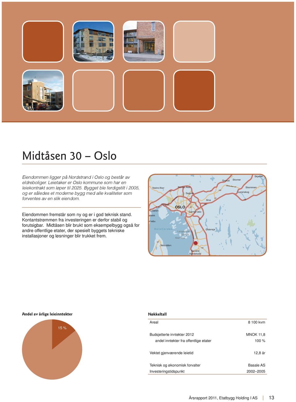 Kontantstrømmen fra investeringen er derfor stabil og forutsigbar.