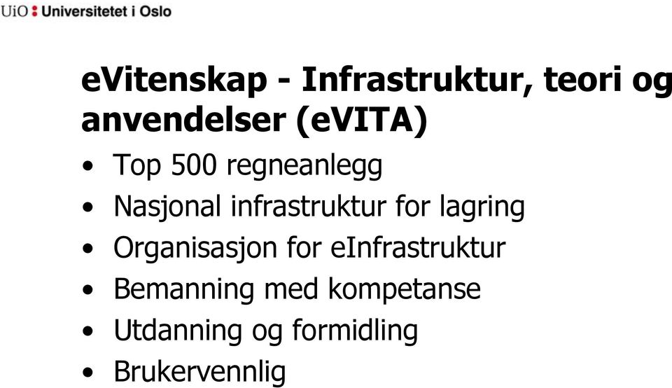 for lagring Organisasjon for einfrastruktur