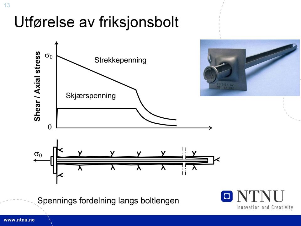 stress Skjærspenning Shear stress 0 0