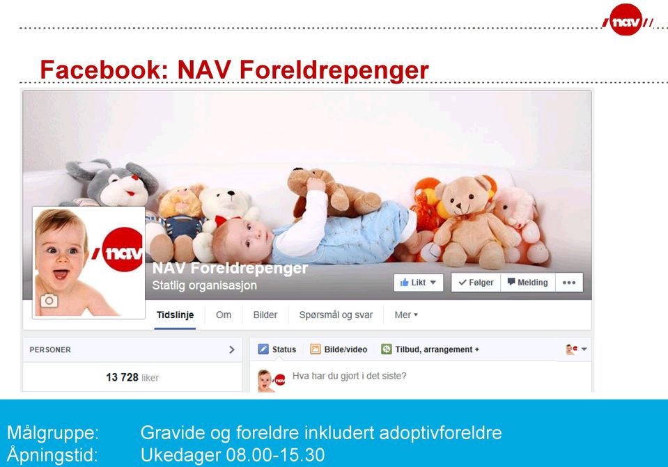 inkludert adoptivforeldre