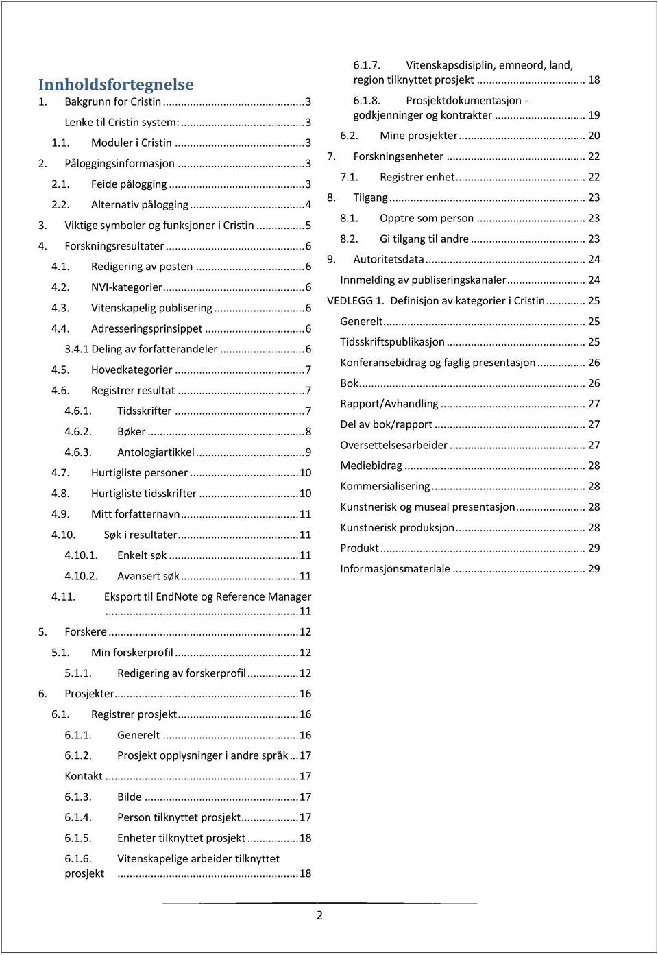 4.1 Deling av forfatterandeler... 6 4.5. Hovedkategorier... 7 4.6. Registrer resultat... 7 4.6.1. Tidsskrifter... 7 4.6.2. Bøker... 8 4.6.3. Antologiartikkel... 9 4.7. Hurtigliste personer... 10 4.8. Hurtigliste tidsskrifter.