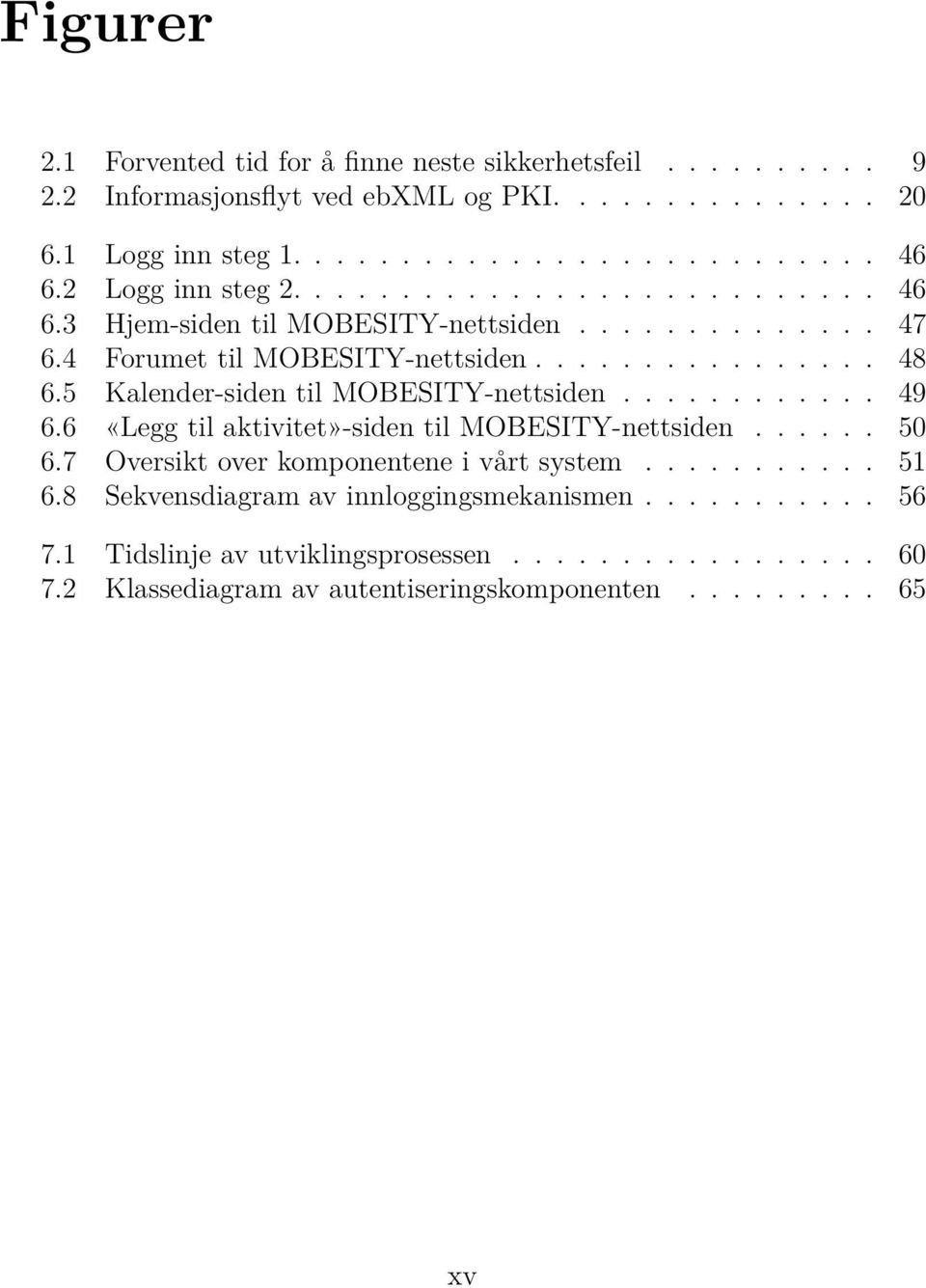 5 Kalender-siden til MOBESITY-nettsiden............ 49 6.6 «Legg til aktivitet»-siden til MOBESITY-nettsiden...... 50 6.7 Oversikt over komponentene i vårt system........... 51 6.