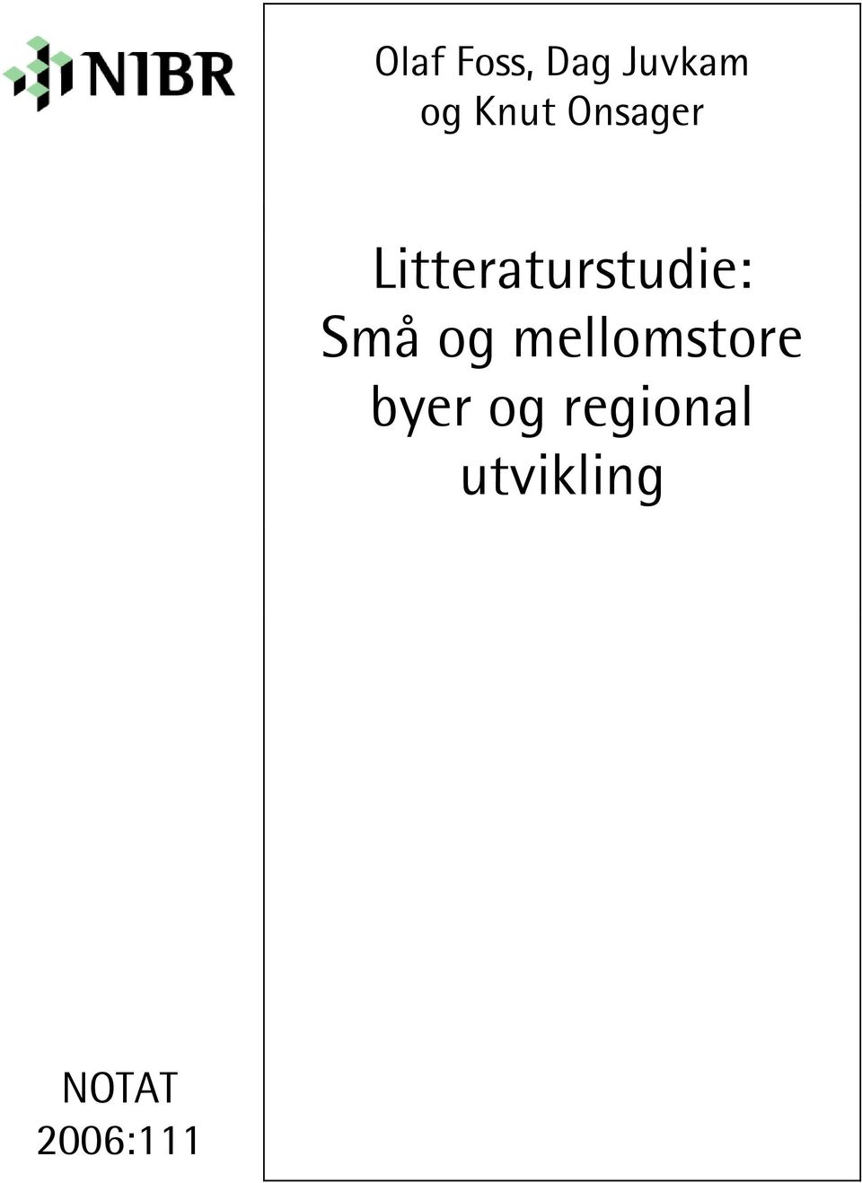 Litteraturstudie: Små og