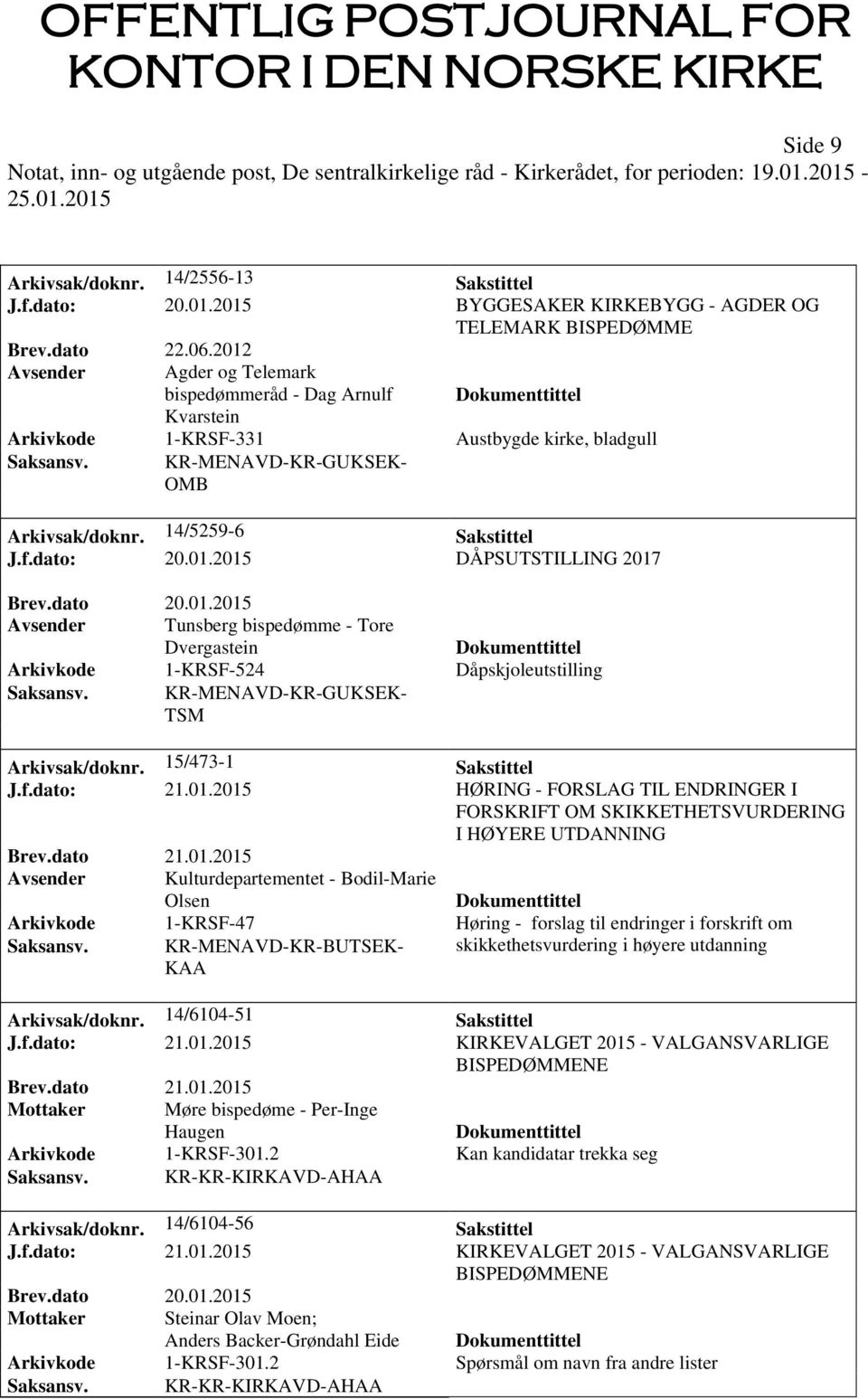 15/473-1 Sakstittel J.f.dato: 21.01.