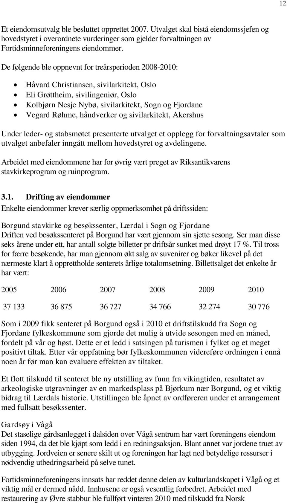 håndverker og sivilarkitekt, Akershus Under leder- og stabsmøtet presenterte utvalget et opplegg for forvaltningsavtaler som utvalget anbefaler inngått mellom hovedstyret og avdelingene.