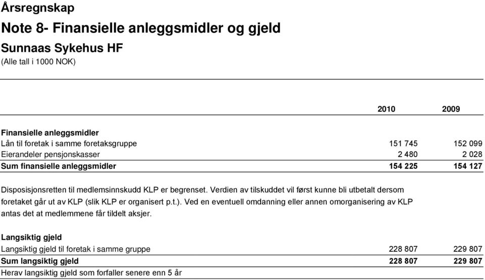 Verdien av tilskuddet vil først kunne bli utbetalt dersom foretaket går ut av KLP (slik KLP er organisert p.t.).