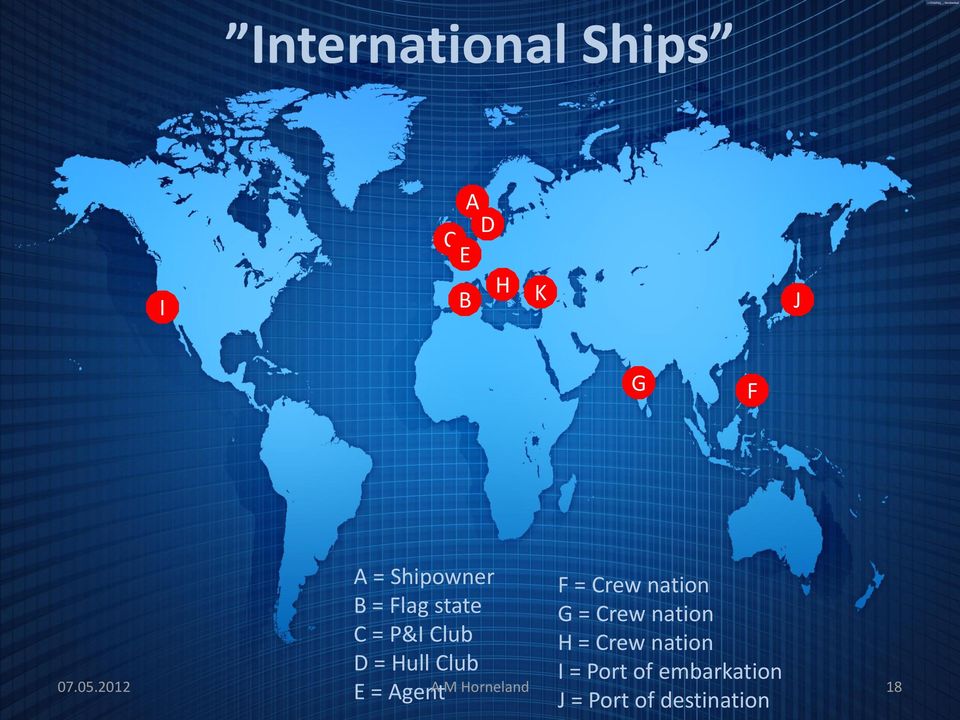 Crew nation G = Crew nation H = Crew nation I = Port of