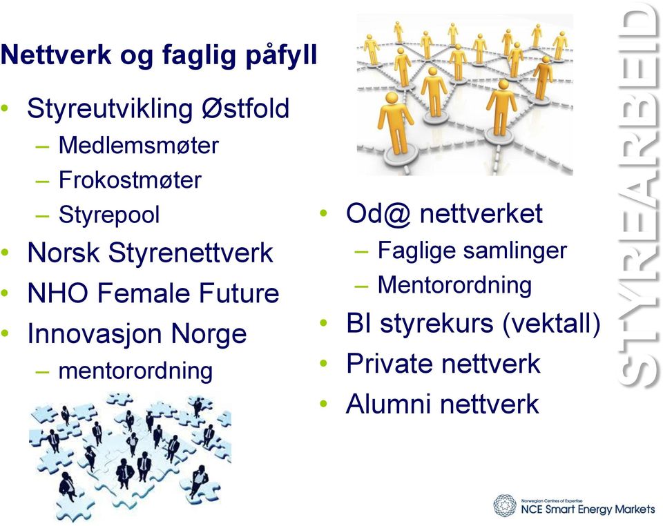 Innovasjon Norge mentorordning Od@ nettverket Faglige samlinger