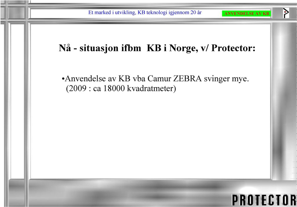 Protector: CamuriZEBRA svinger mye.