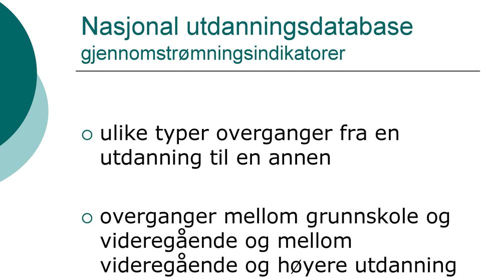 overganger mellom grunnskole og