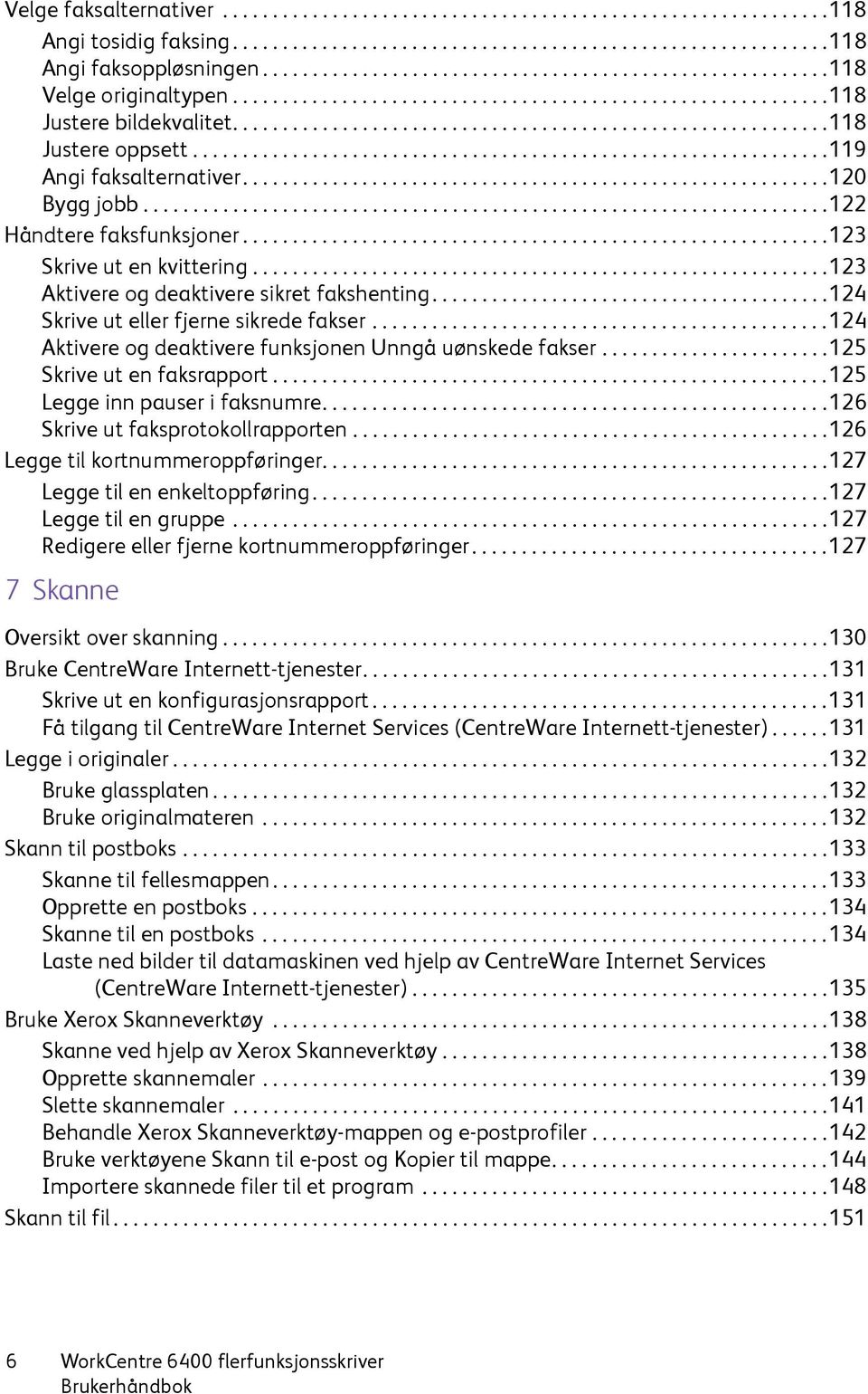 ...............................................................119 Angi faksalternativer...........................................................120 Bygg jobb.....................................................................122 Håndtere faksfunksjoner.