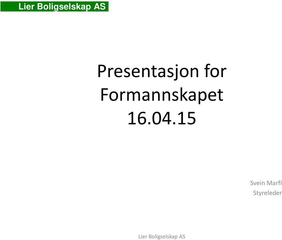 Formannskapet