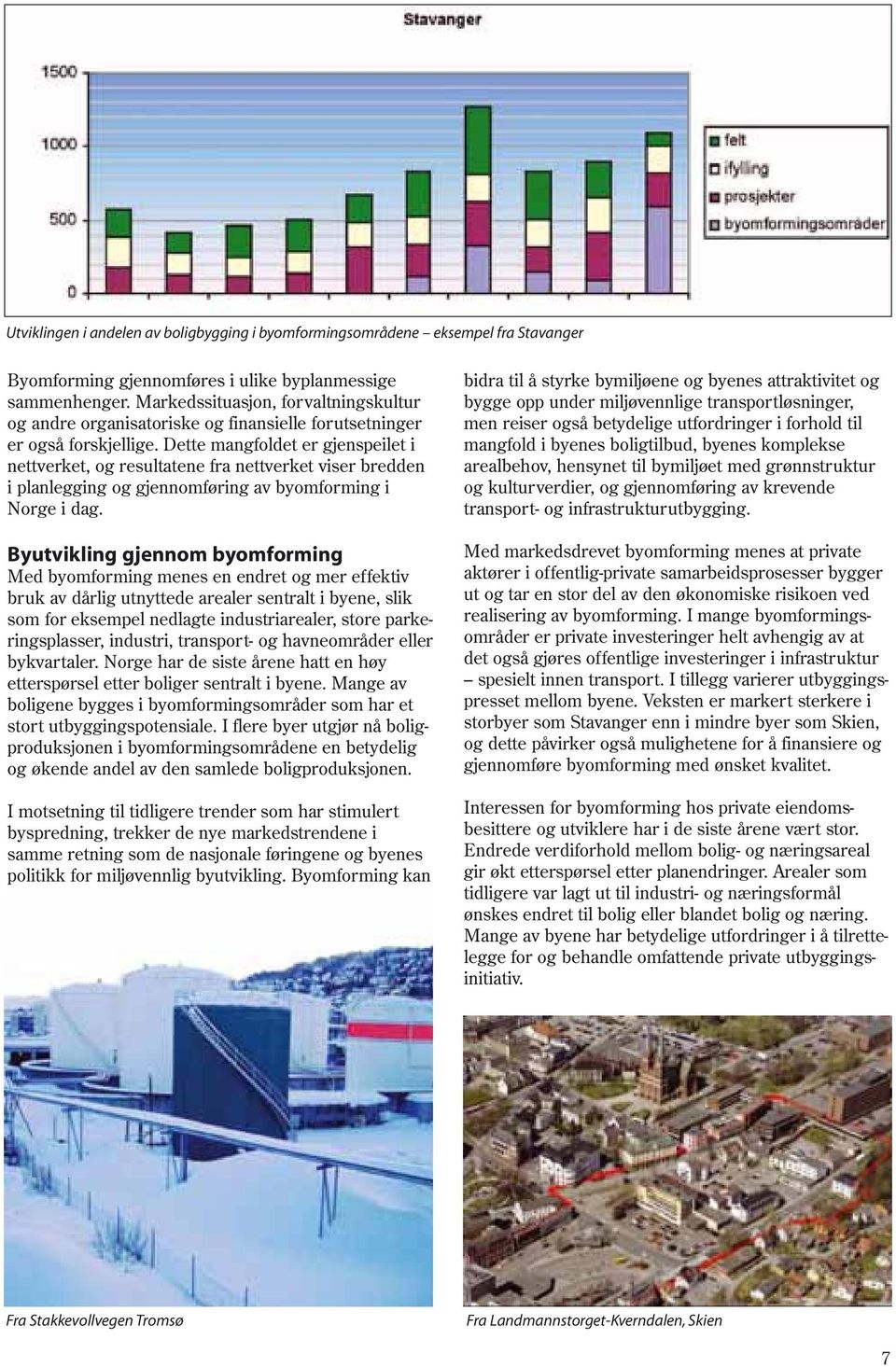 Dette mangfoldet er gjenspeilet i nettverket, og resultatene fra nettverket viser bredden i planlegging og gjennomføring av byomforming i Norge i dag.