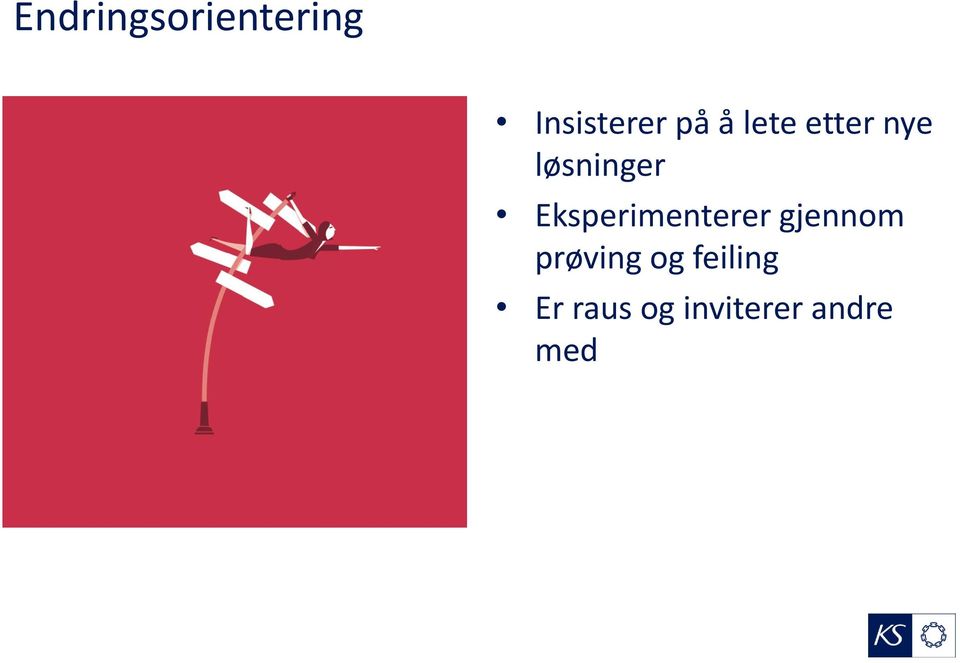 Eksperimenterer gjennom prøving