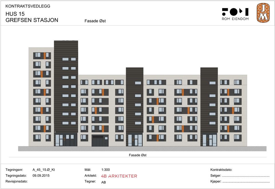 Ø_Kt Mål: 1:300 Kontraktsdato: Tegningsdato: 09.