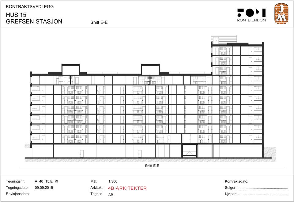 E_Kt Mål: 1:300 Kontraktsdato: Tegningsdato: 09.
