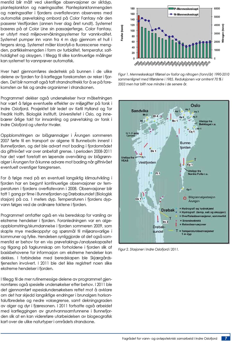 Systemet baseres på at Color Line sin passasjerferge, Color Fantasy, er utstyrt med miljøovervåkningssystemer for vannkvalitet. Systemet pumper inn vann fra 4 m dyp gjennom et hull i fergens skrog.