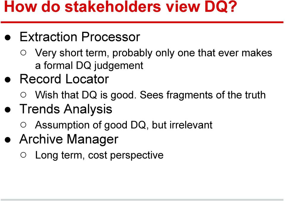 a formal DQ judgement Record Locator Wish that DQ is good.