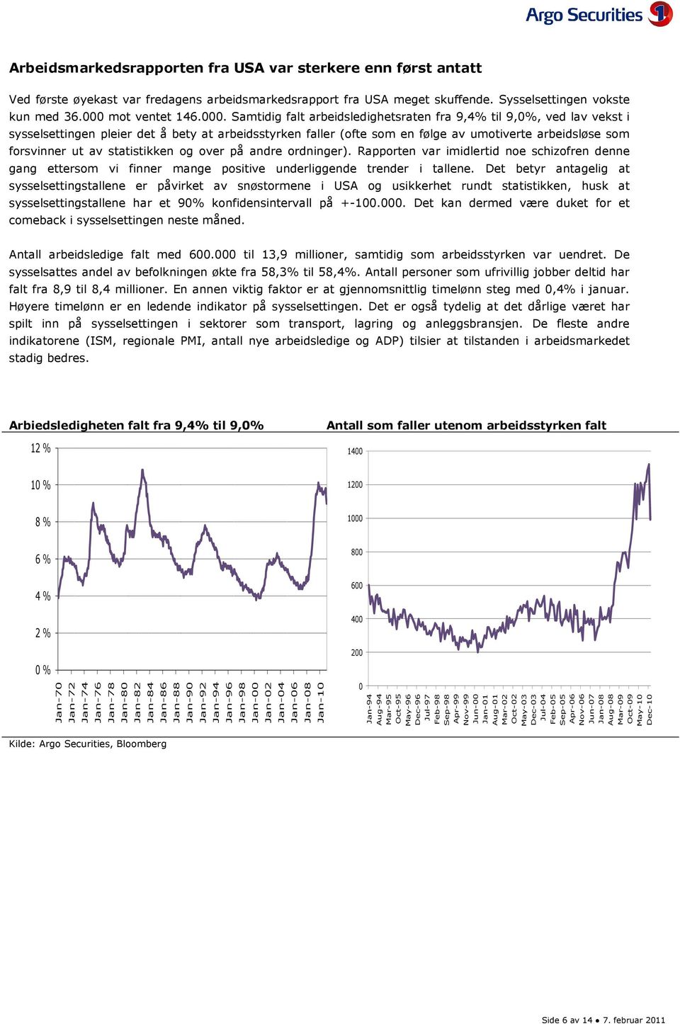 statistikken og over på andre ordninger). Rapporten var imidlertid noe schizofren denne gang ettersom vi finner mange positive underliggende trender i tallene.