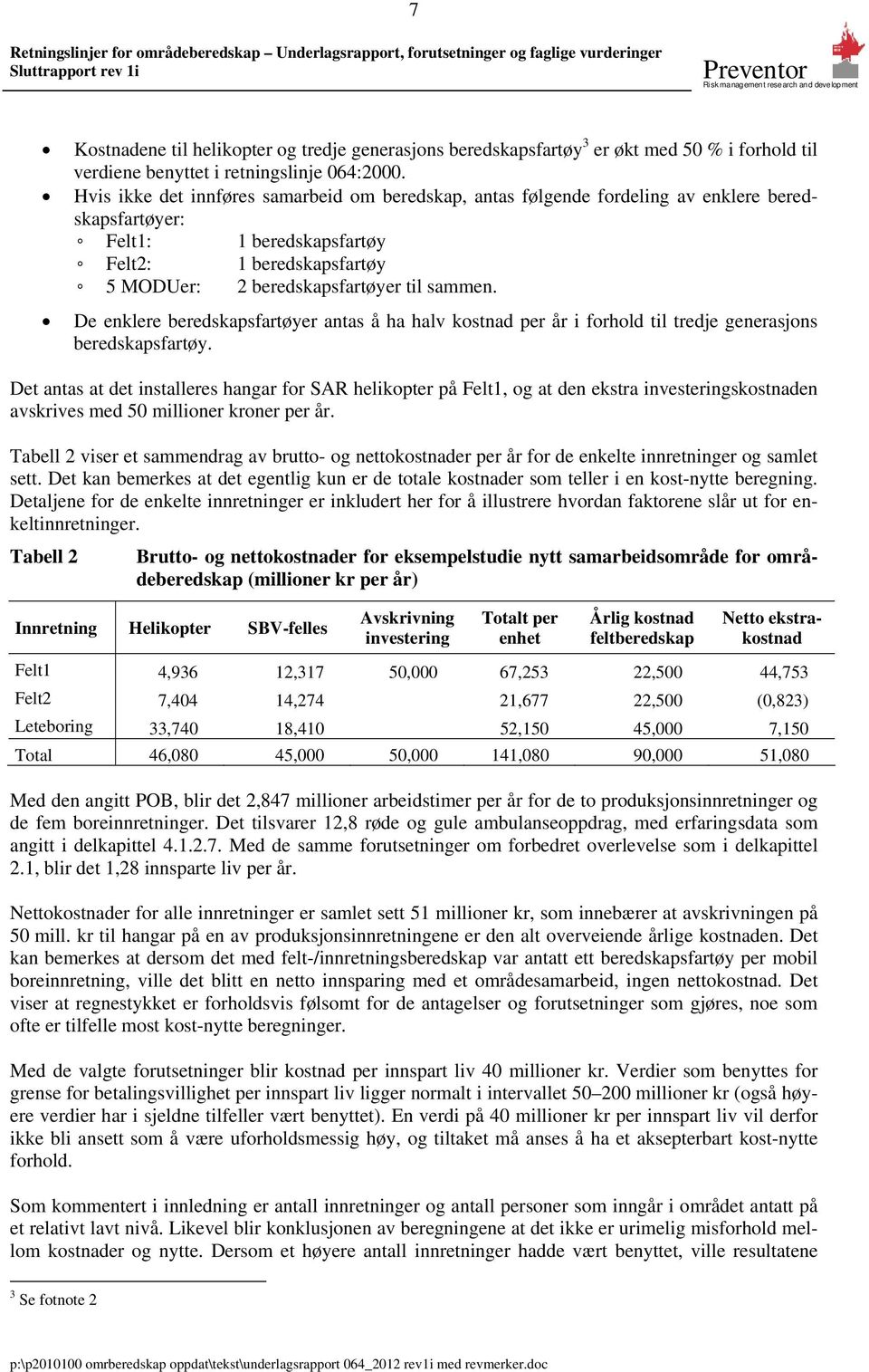 De enklere beredskapsfartøyer antas å ha halv kostnad per år i forhold til tredje generasjons beredskapsfartøy.