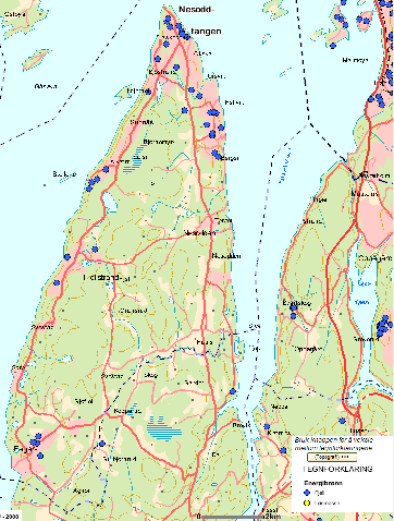 Forhold for varmepumper i Nesodden kommune Luft/luft-varmepumper er den typen varmepumpe som har størst utbredelse i Norge.