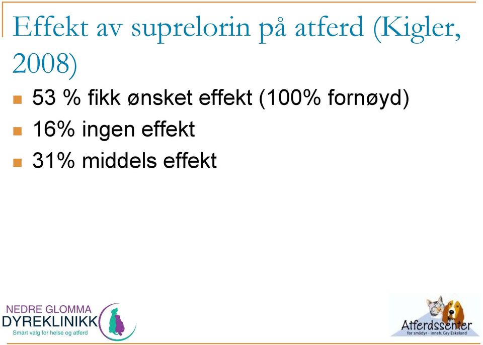 fikk ønsket effekt (100%