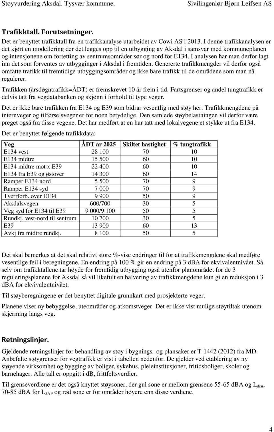 I analysen har man derfor lagt inn det som forventes av utbygginger i Aksdal i fremtiden.