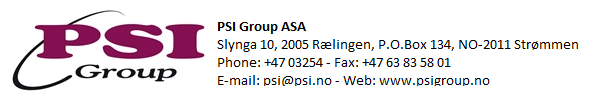 PSI Group ASA 2.