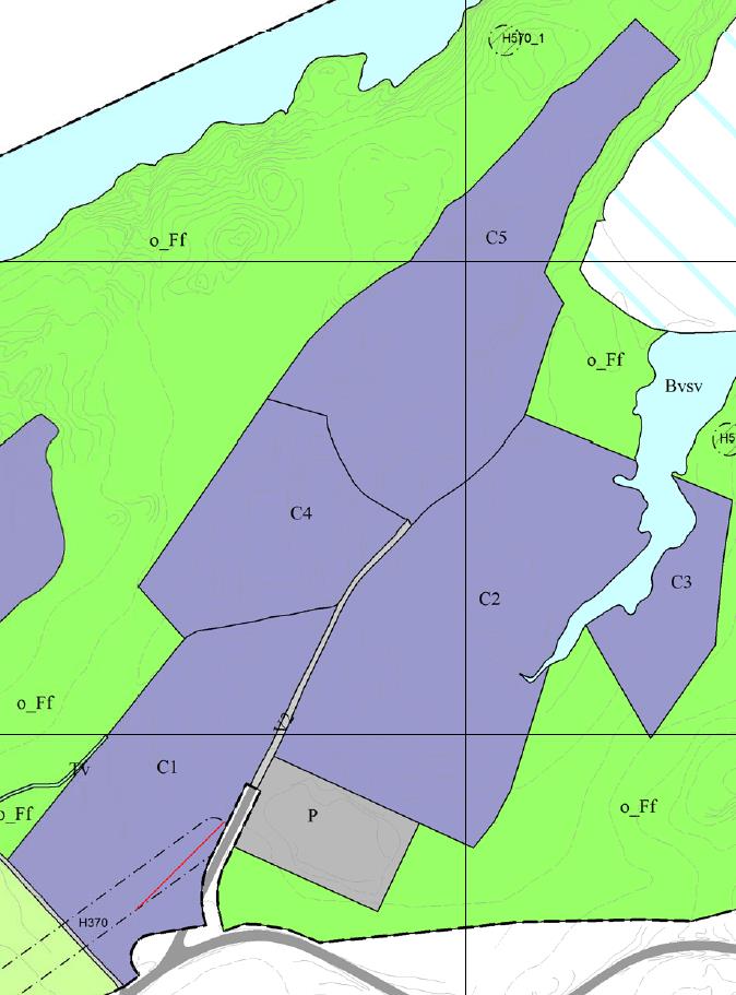 friluftsområde, og hvor det kan etableres kyststi. Arealet er også trukket bort fra de vernede kulturminnene fra 2. verdenskrig for å hindre forringelse av disse.