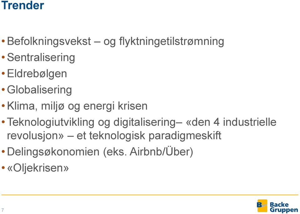 Teknologiutvikling og digitalisering «den 4 industrielle