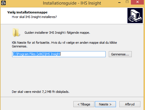 Veiledning til nedlasting av programmet IHS Insight TM Dobbeltklikk på linken i e-posten.