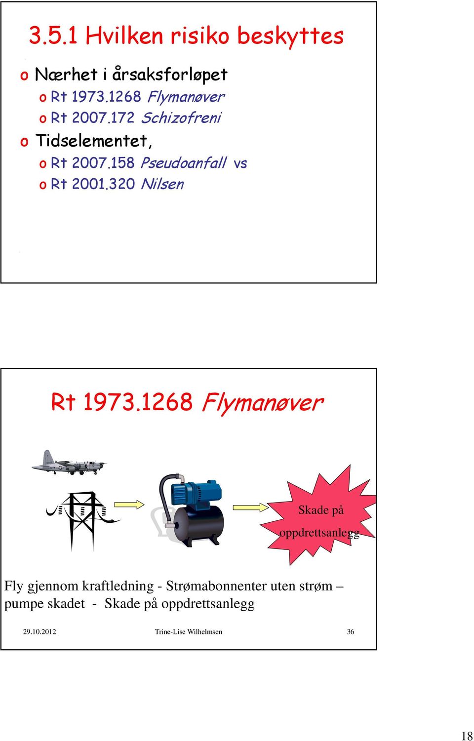 158 Pseudoanfall vs o Rt 2001.320 Nilsen Rt 1973.