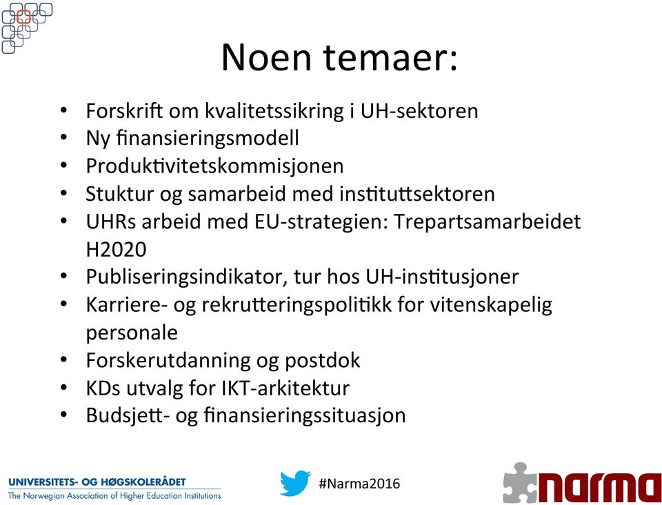 Trepartsamarbeidet H2020 Publiseringsindikator, tur hos UH-insJtusjoner Karriere- og