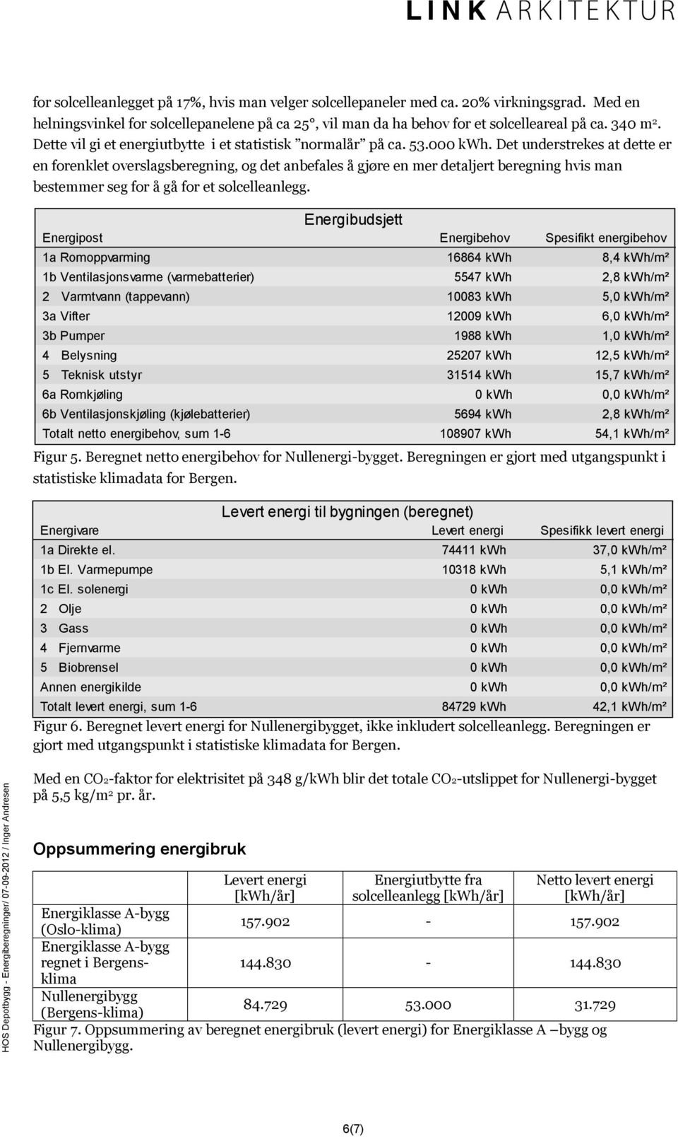 Det understrekes at dette er en forenklet overslagsberegning, og det anbefales å gjøre en mer detaljert beregning hvis man bestemmer seg for å gå for et solcelleanlegg.