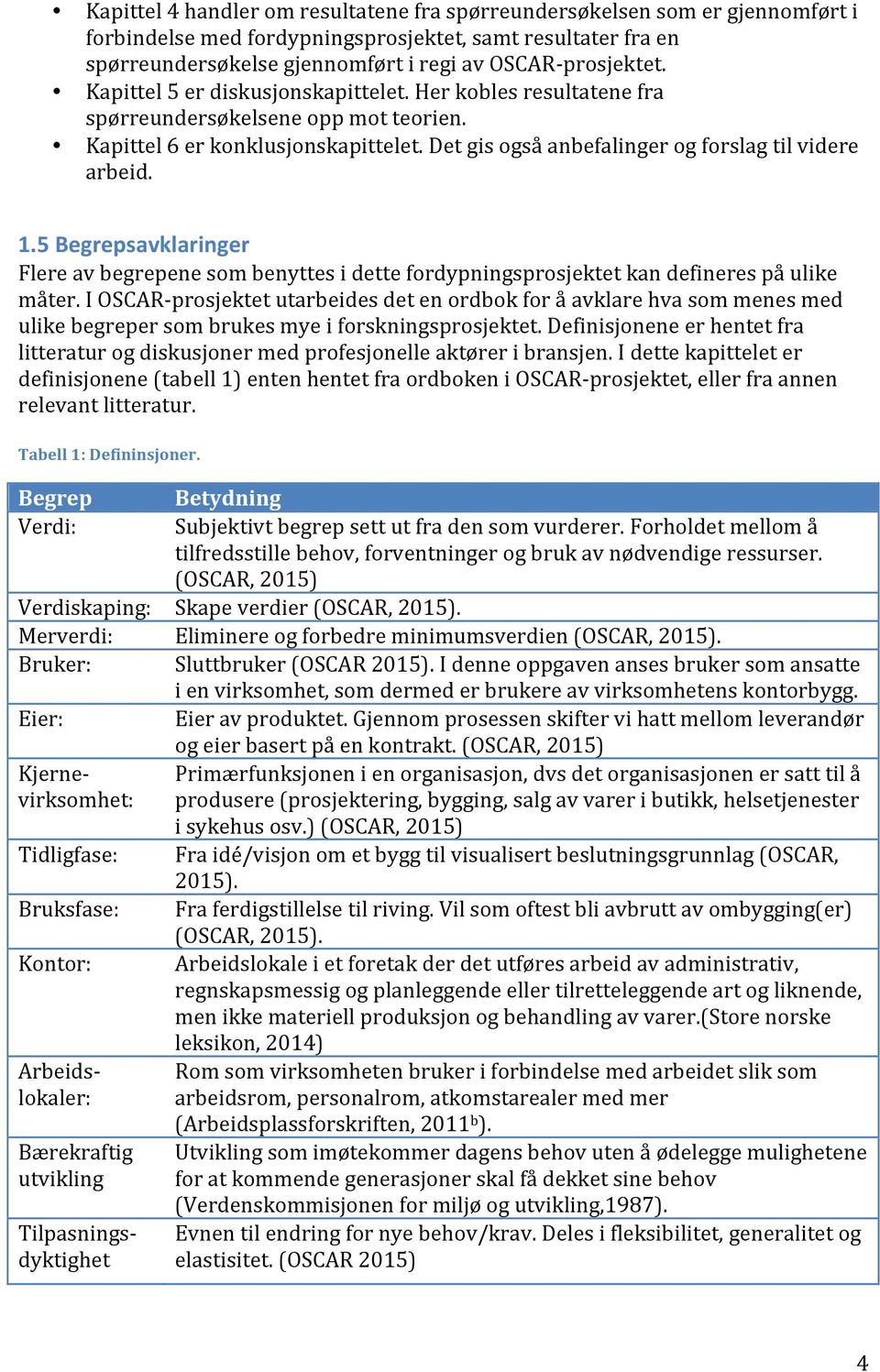 5 Begrepsavklaringer Flere av begrepene som benyttes i dette fordypningsprosjektet kan defineres på ulike måter.