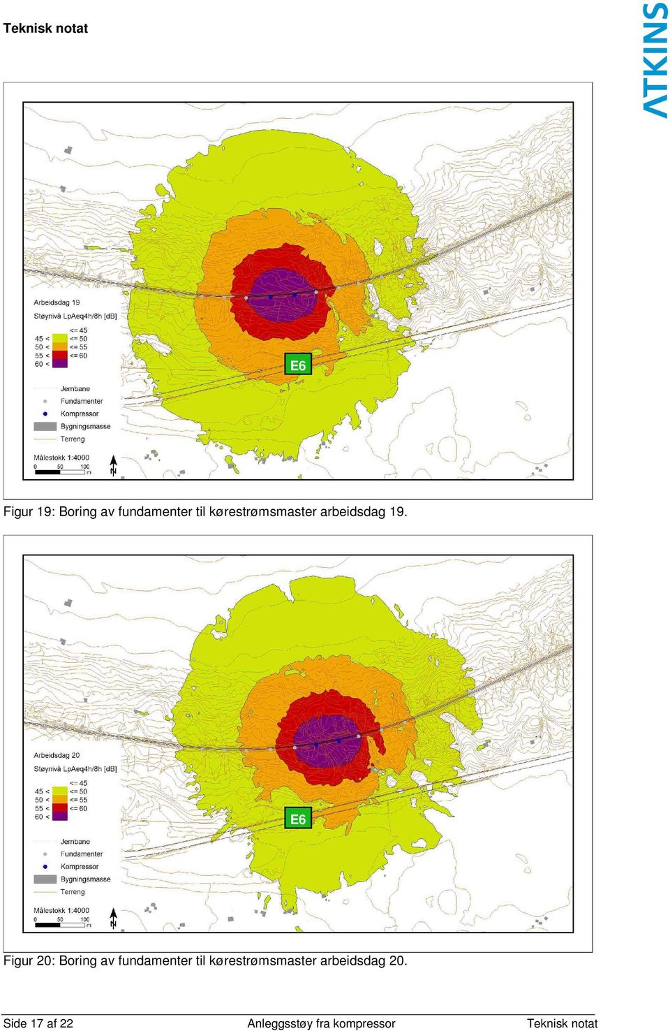 Figur 20: Boring av fundamenter til