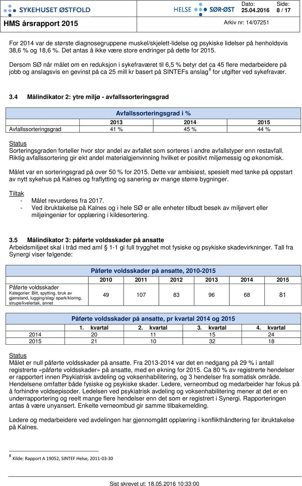 sykefravær. 3.