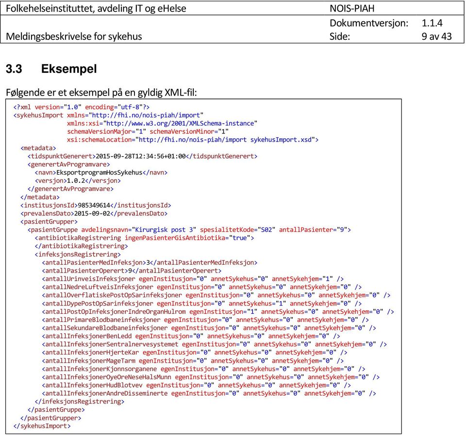 xsd"> <metadata> <tidspunktgenerert>201