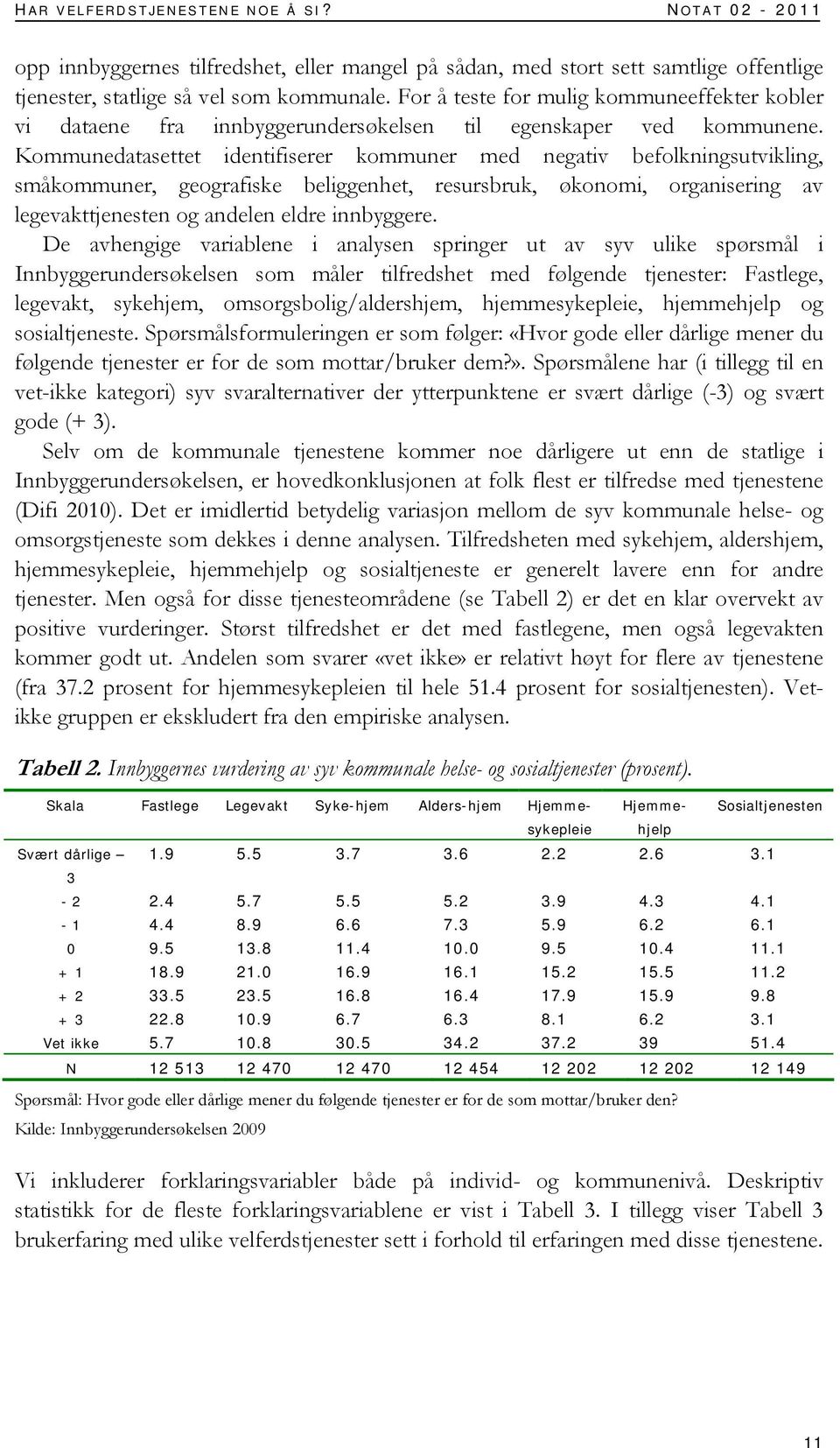 Kommunedatasettet identifiserer kommuner med negativ befolkningsutvikling, småkommuner, geografiske beliggenhet, resursbruk, økonomi, organisering av legevakttjenesten og andelen eldre innbyggere.