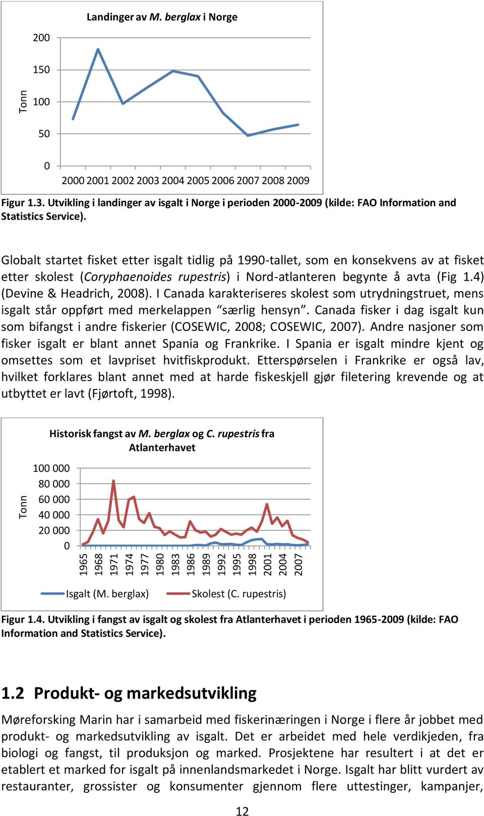 I Canada karakteriseres skolest som utrydningstruet, mens isgalt står oppført med merkelappen særlig hensyn.