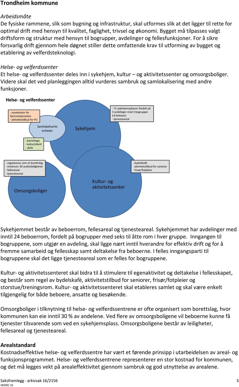 For å sikre forsvarlig drift gjennom hele døgnet stiller dette omfattende krav til utforming av bygget og etablering av velferdsteknologi.