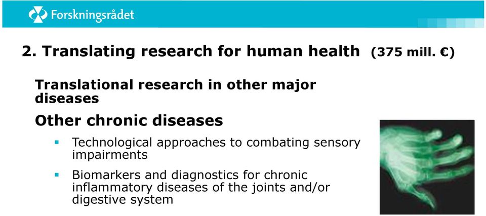 diseases Technological approaches to combating sensory impairments