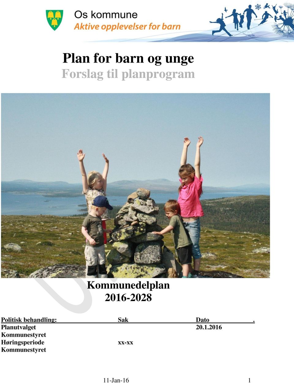 Sak Dato. Planutvalget 20.1.