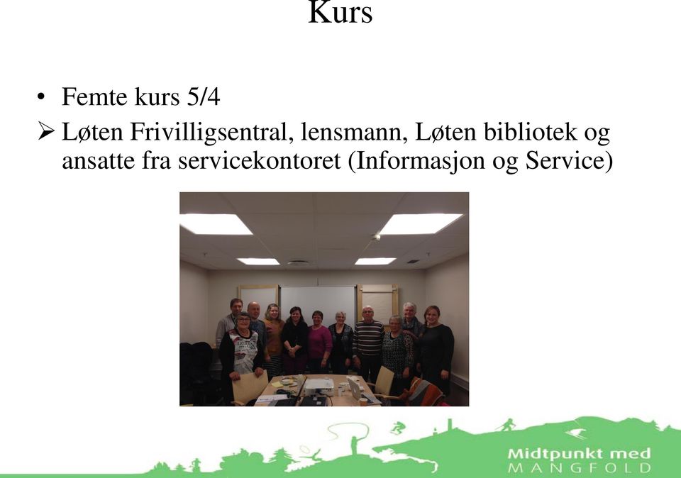 Løten bibliotek og ansatte fra