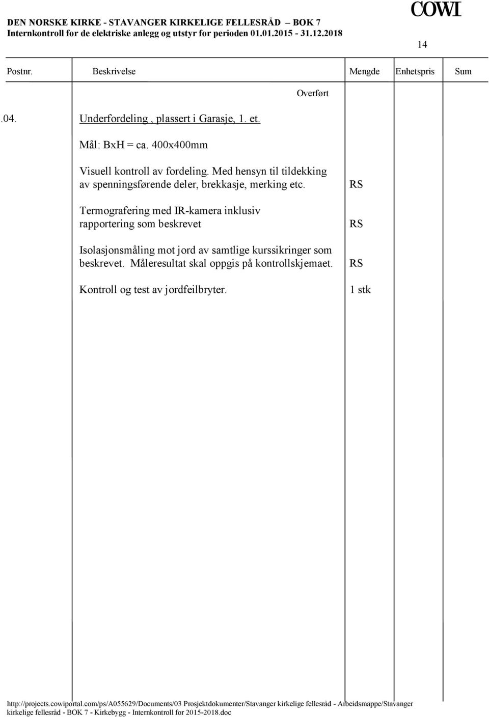 400x400mm Termografering med IR-kamera inklusiv rapportering som beskrevet