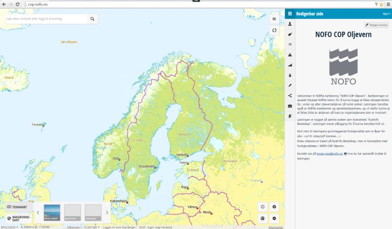 Kystinfo beredskap vs.