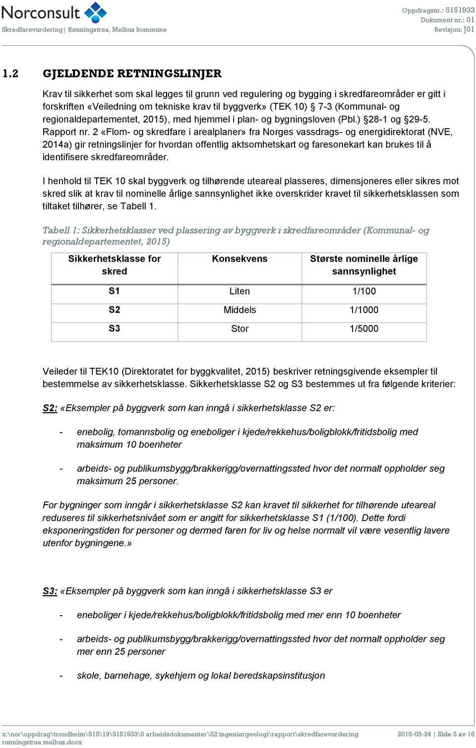 2 «Flom- og skredfare i arealplaner» fra Norges vassdrags- og energidirektorat (NVE, 2014a) gir retningslinjer for hvordan offentlig aktsomhetskart og faresonekart kan brukes til å identifisere