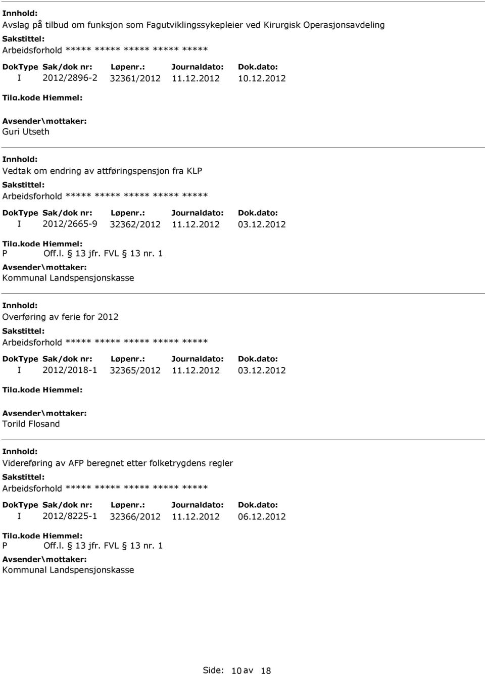 FVL 13 nr. 1 Kommunal Landspensjonskasse 03.12.