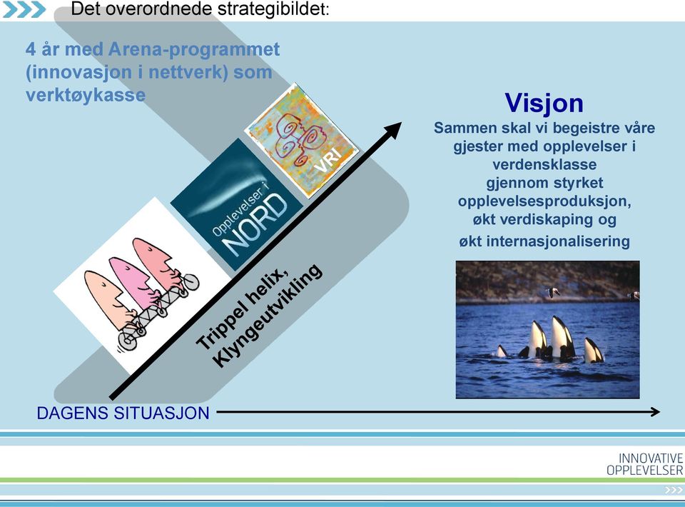 begeistre våre gjester med opplevelser i verdensklasse gjennom