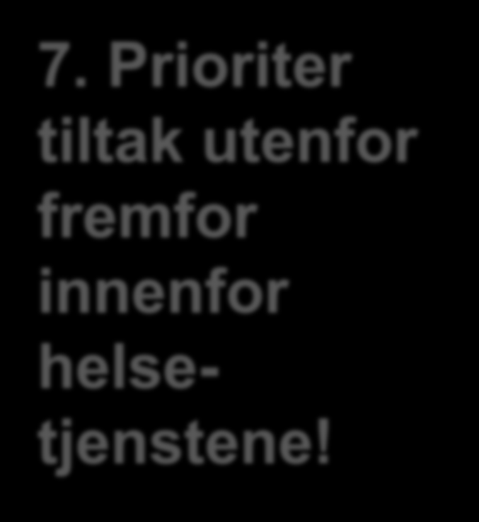 7. Prioriter tiltak